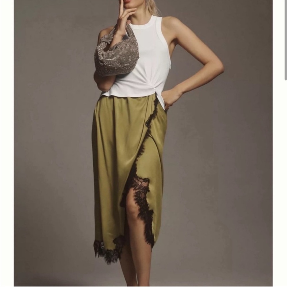 Anthropologie The Keeley Twofer Midi Dress XS